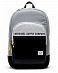 Рюкзак водоотталкивающий с отделом для 15 ноутбука Herschel Kaine Black Light Grey отзывы