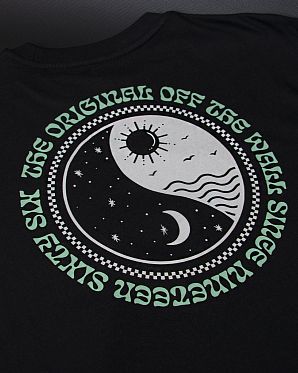 Футболка Vans Side by Side T-Shirt Black Green Font