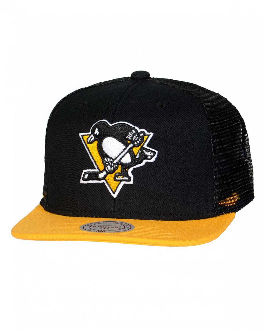 Бейсболка летняя с сеткой Mitchell and Ness Untruck Pittsburgh Penguins Black отзывы