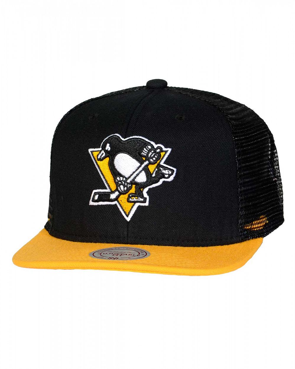 Бейсболка летняя с сеткой Mitchell and Ness Untruck Pittsburgh Penguins Black отзывы