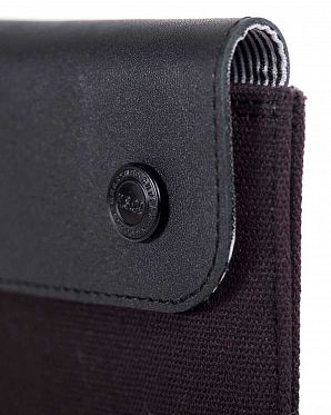 Чехол водоотталкивающий на кнопках кожа Herschel Spokane iPad Air Black