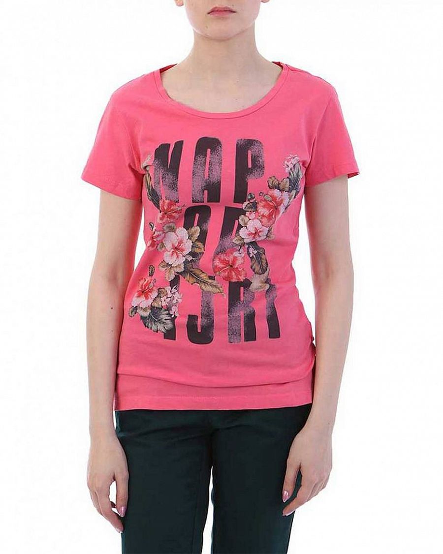 Футболка Napapijri женская Pink отзывы