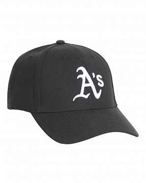 Бейсболка '47 Brand MVP WBV Oakland Athletics I Black White
