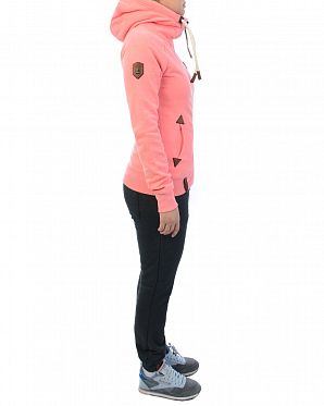 Толстовка женская с капюшоном Naketano Blonder Engel Muschi Melange