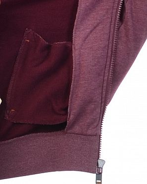 Толстовка мужская на молнии с капюшоном Naketano Schwarzkopf Bordeaux Толстовка мужская на молнии с капюшоном Naketano Schwarzkopf Bordeaux