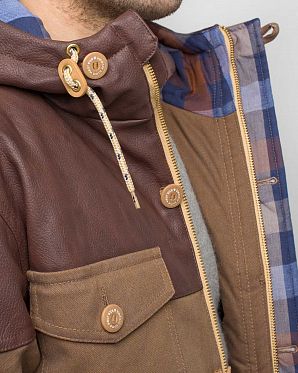 Куртка водоотталкивающая утепленная Iriedaily Dock 36 Brown Куртка водоотталкивающая утепленная Iriedaily Dock 36 Brown