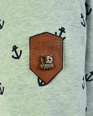 Толстовка женская с капюшоном Naketano Zu geilen Senfmaus Nasty Mint