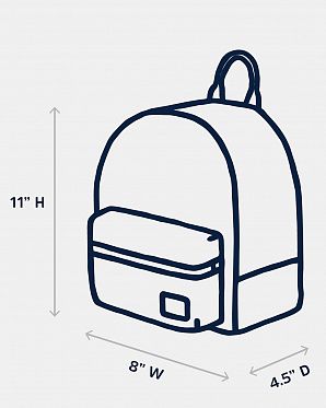 Рюкзак маленький водостойкий Parkland Rio Black Рюкзак маленький водостойкий Parkland Rio Black