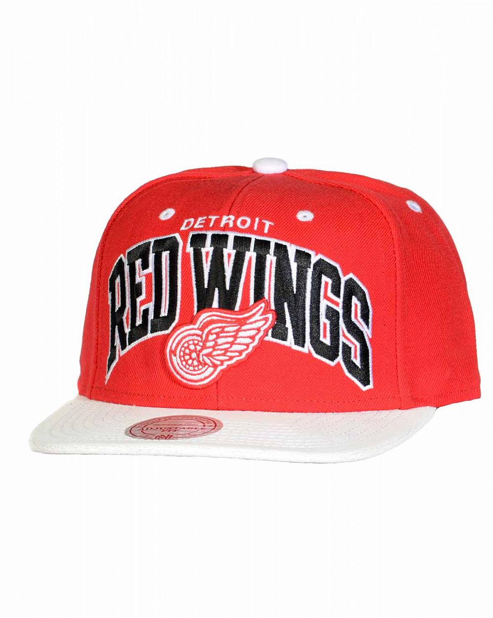 Бейсболка с прямым козырьком Mitchell and Ness OFFISDE Detroit Red Wings Red отзывы