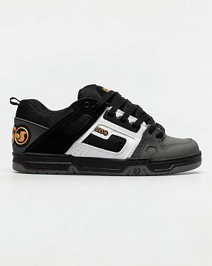 Кеды низкие мужские DVS COMANCHE Black White Charcoal Nubuk Кеды низкие мужские DVS COMANCHE Black White Charcoal Nubuk