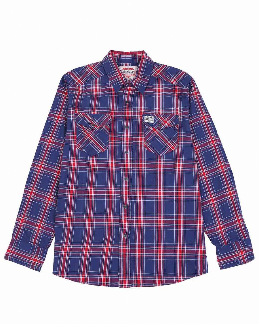 купить Рубашка мужская с длинным рукавом Carhartt USA Heritage 1889 Blue Check в Москве купить Рубашка мужская с длинным рукавом Carhartt USA Heritage 1889 Blue Check в Москве