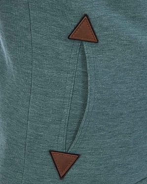 Толстовка женская с капюшоном Naketano So ein Otto IV Grun