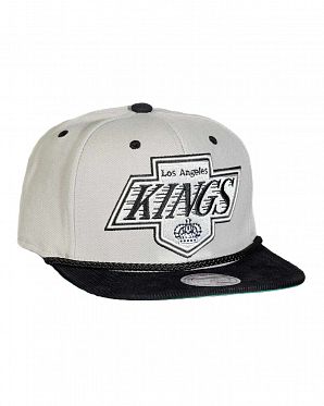 Бейсболка с прямым козырьком Mitchell and Ness VISCORD Los Angeles Kings Grey Бейсболка с прямым козырьком Mitchell and Ness VISCORD Los Angeles Kings Grey