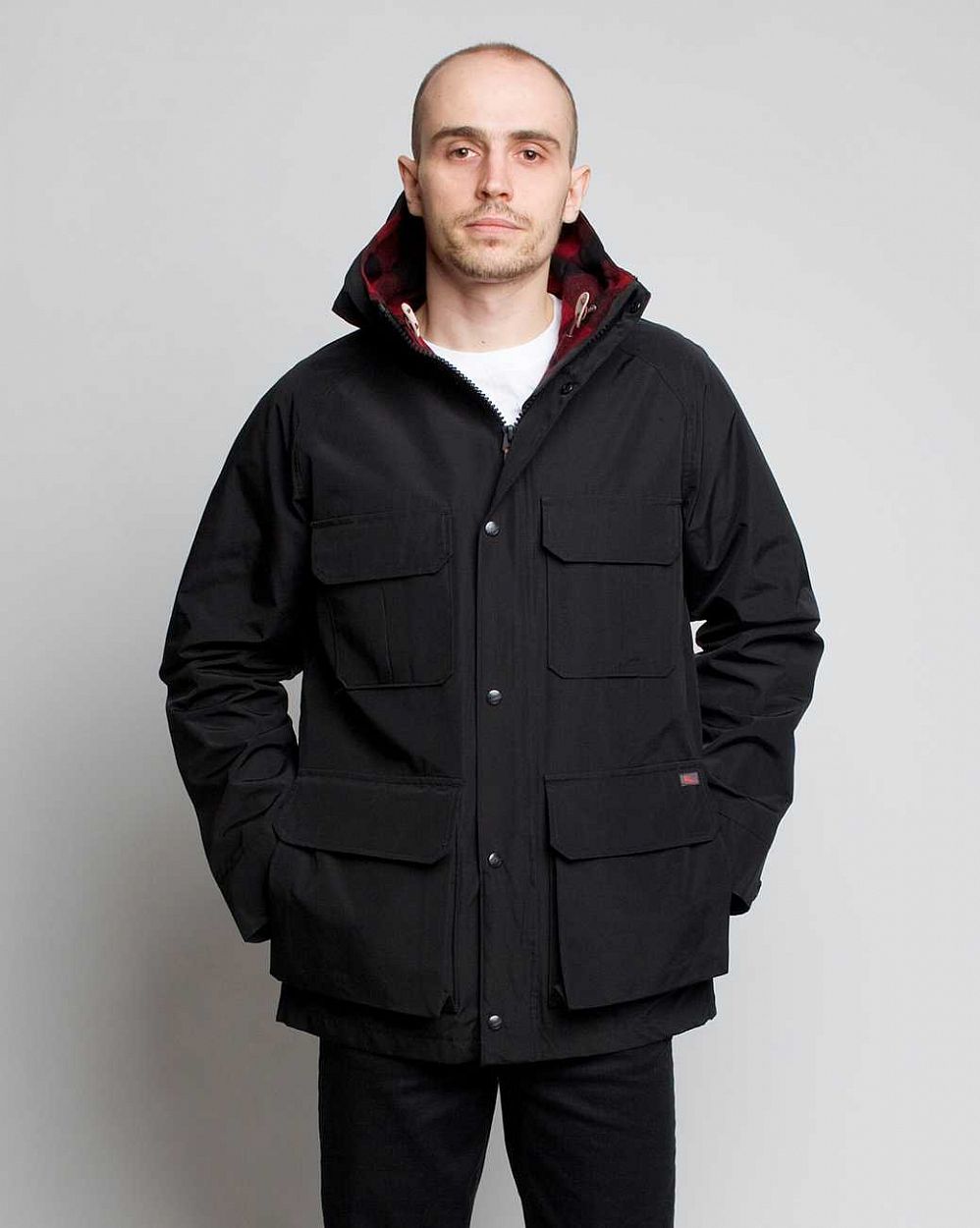 купить Парка водоотталкивающая Woolrich Mountain Black в Москве купить Парка водоотталкивающая Woolrich Mountain Black в Москве