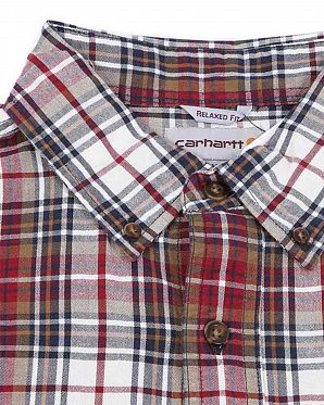 Рубашка мужская с длинным рукавом Publish 599 Red Check