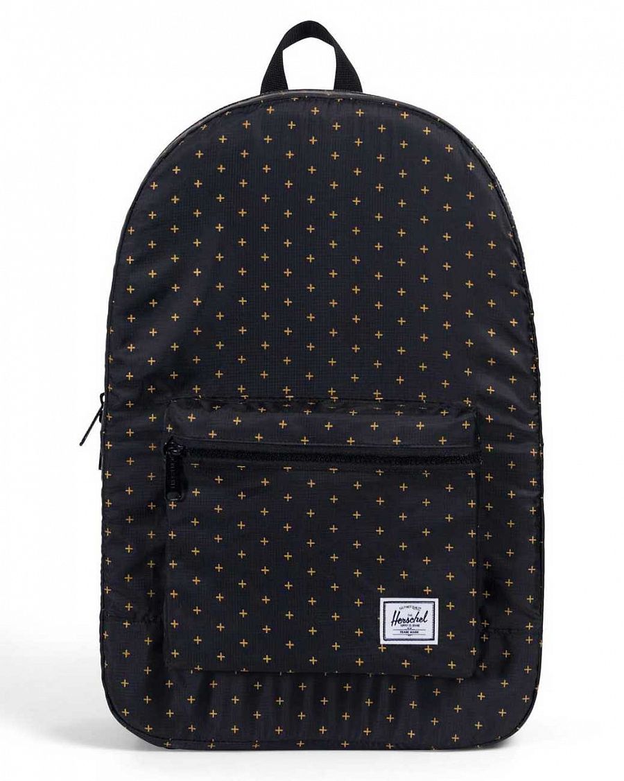 Рюкзак непромокаемый складной Herschel Packable Daypack Black Gridlock Gold отзывы Рюкзак непромокаемый складной Herschel Packable Daypack Black Gridlock Gold отзывы
