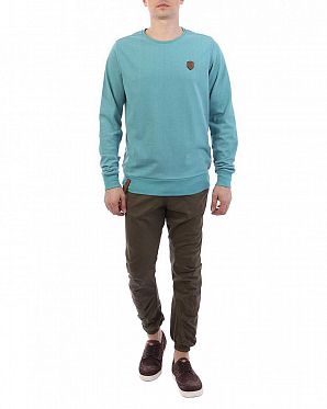 Толстовка мужская свитшот Naketano Until Turquoise Толстовка мужская свитшот Naketano Until Turquoise