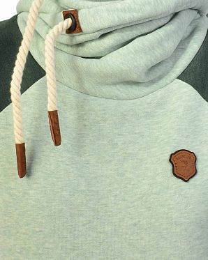 Толстовка женская с капюшоном Naketano So ein Otto Nasty Mint Jungle Толстовка женская с капюшоном Naketano So ein Otto Nasty Mint Jungle