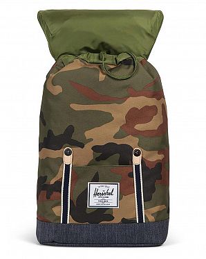 Рюкзак с отделением для 15 ноутбука Herschel Retreat Woodcamo Denim Рюкзак с отделением для 15 ноутбука Herschel Retreat Woodcamo Denim