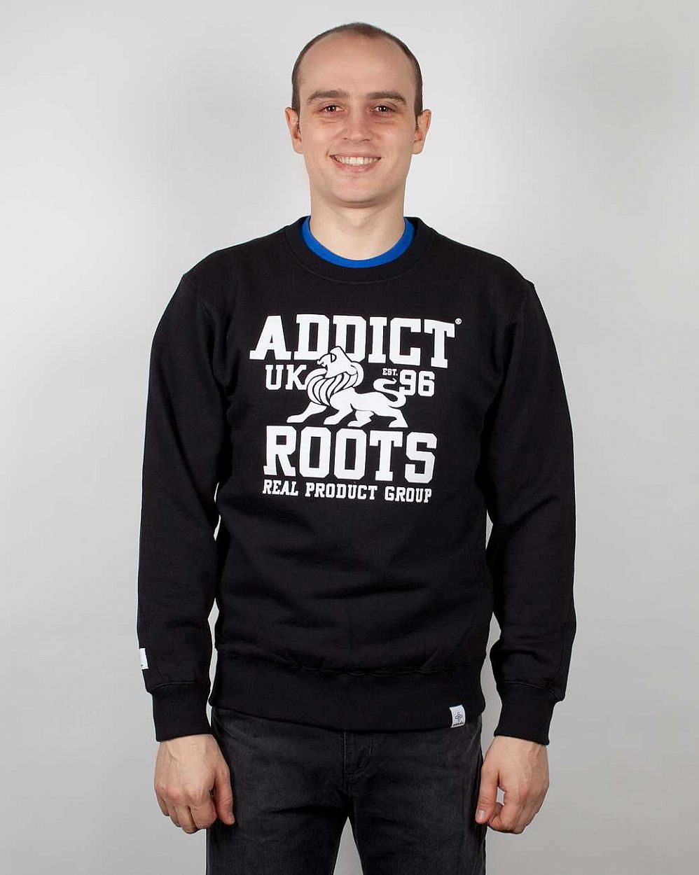 купить Толстовка Addict Roots Crew Black-005 в Москве купить Толстовка Addict Roots Crew Black-005 в Москве