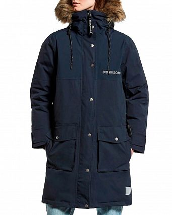 Парка женская зимняя водонепроницаемая Швеция Didriksons Parka Calla Blue