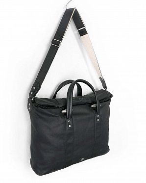 Сумка через плечо для ноутбука 15 Stighlorgan Leary Canvas Black