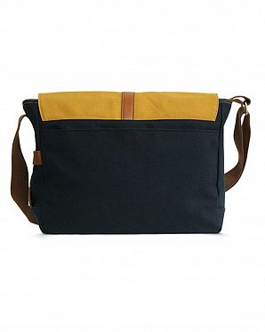 Сумка через плечо для ноутбука 11 YellowStone Messanger Luxe navy yellow Сумка через плечо для ноутбука 11 YellowStone Messanger Luxe navy yellow