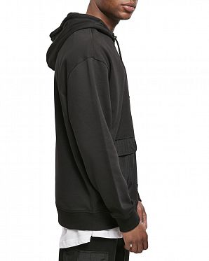 Толстовка мужская с капюшоном Urban Classics Commuter Hoody Black Толстовка мужская с капюшоном Urban Classics Commuter Hoody Black