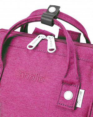 Рюкзак водоотталкивающий с двумя ручками Anello Kuchigane Japan Deep Pink Рюкзак водоотталкивающий с двумя ручками Anello Kuchigane Japan Deep Pink