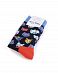 Носки мужские Happy Socks Combed Cotton Cats Blue отзывы