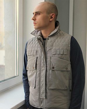 Жилетка утепленная мужская водоотталкивающая Publish Foxworth Grey