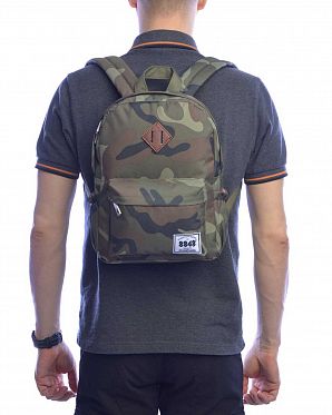 Рюкзак водоотталкивающий маленький 8848 Kids Green Stripe