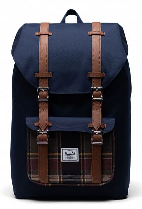 Рюкзак городской для ноутбука 13 дюймов Herschel L. America Mid Peacoat Peacoat Plaid