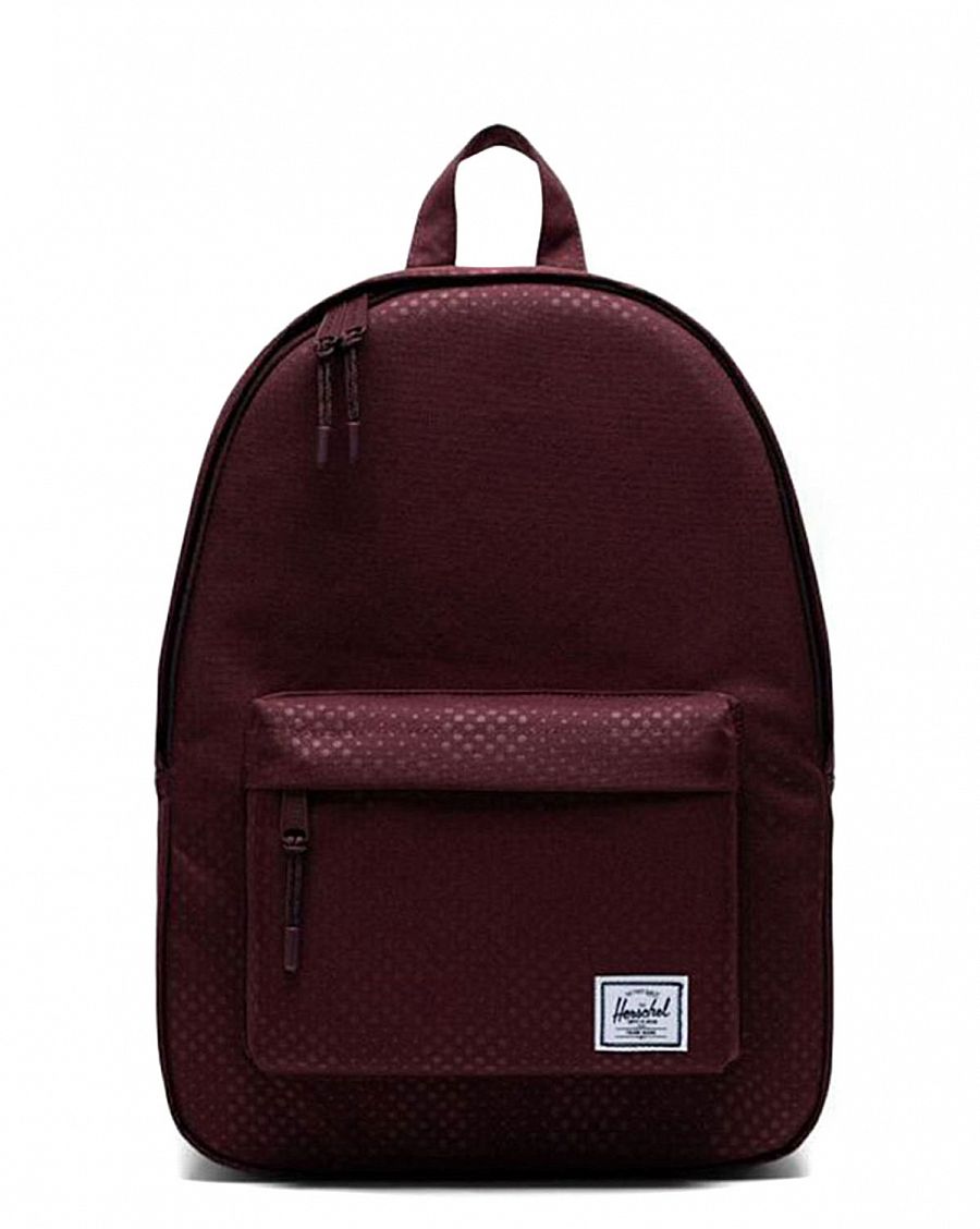 Рюкзак водостойкий универсальный Herschel Classic Mid Plum Dot Check отзывы