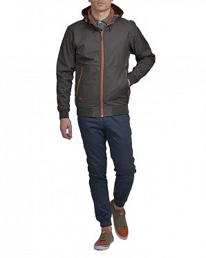 Ветровка водоотталкивающая на флисе Iriedaily Sober 2 Jacket Brown