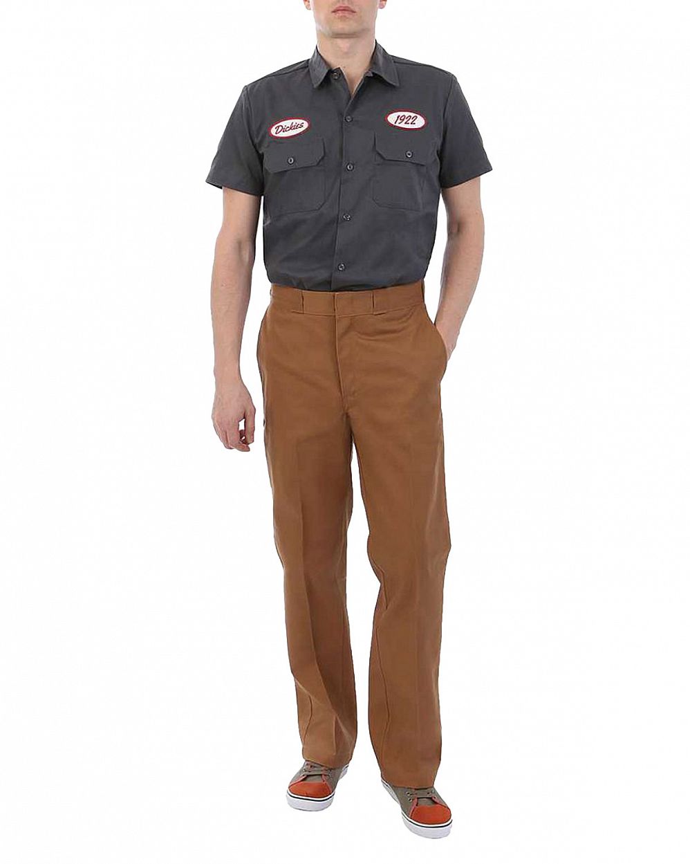 Брюки мужские особопрочные Dickies 1922 Original 874 Work Pant Brown Duck отзывы