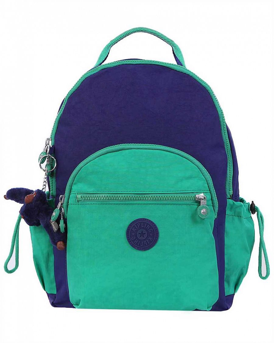 Рюкзак водонепроницаемый Kipling Seoul Medium 11 Laptop Waterproof Nylon Blue Green отзывы