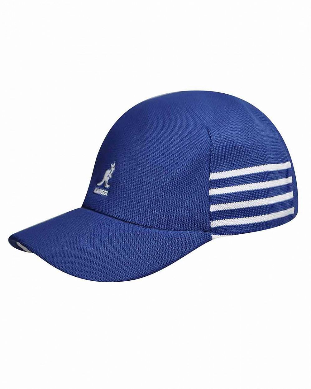 Бейсболка летняя с изогнутым козырьком Kangol Golf Panel Stripe Spacecap Marine отзывы