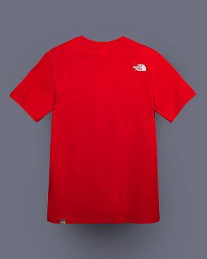 Футболка мужская The North Face Never Stop Exploring Box Red Футболка мужская The North Face Never Stop Exploring Box Red