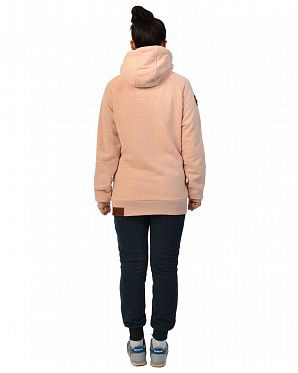 Толстовка женская с капюшоном Naketano Blonder Engel Pastel Pink Mel Толстовка женская с капюшоном Naketano Blonder Engel Pastel Pink Mel
