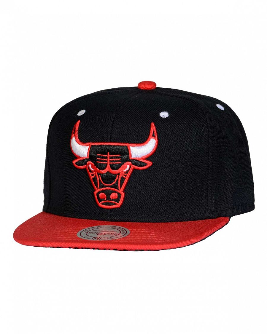 Бейсболка с прямым козырьком Mitchell and Ness ELEPHANT Chicago Bulls Black отзывы