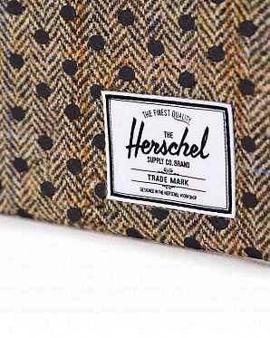 Клатч Herschel Network Medium Harris Tweed Black Polka Dot Клатч Herschel Network Medium Harris Tweed Black Polka Dot