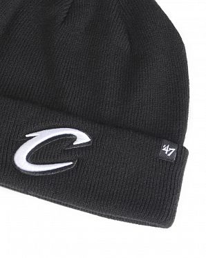 Шапка с подворотом '47 Brand NBA Cleveland Cavaliers Black Шапка с подворотом '47 Brand NBA Cleveland Cavaliers Black