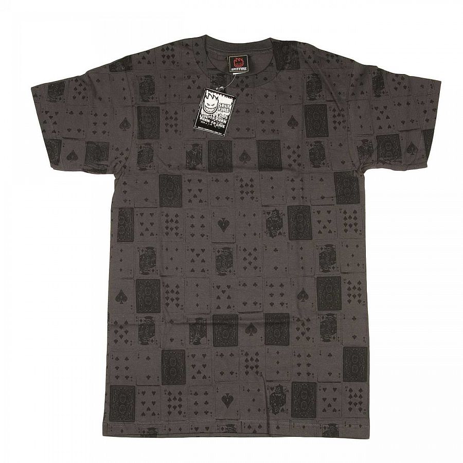 Футболка Spitfire Royal Flush Dark Grey отзывы