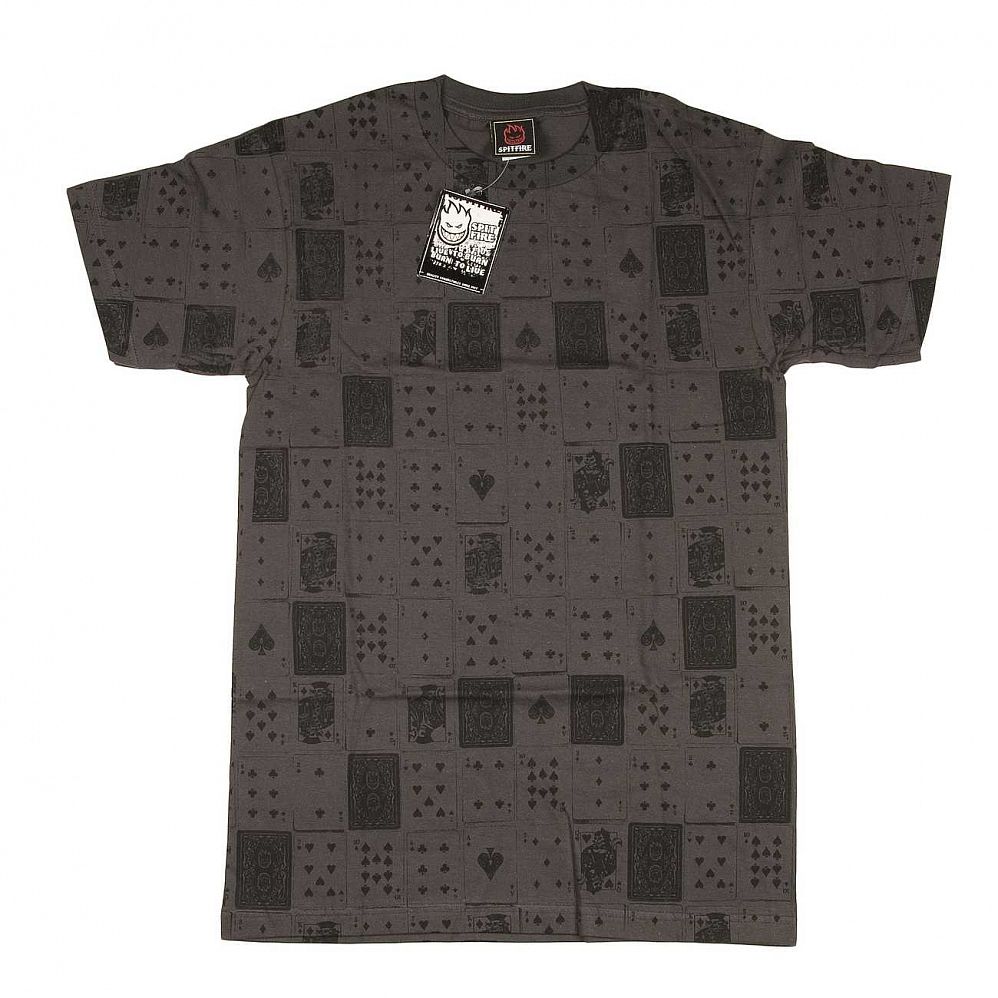Футболка Spitfire Royal Flush Dark Grey отзывы
