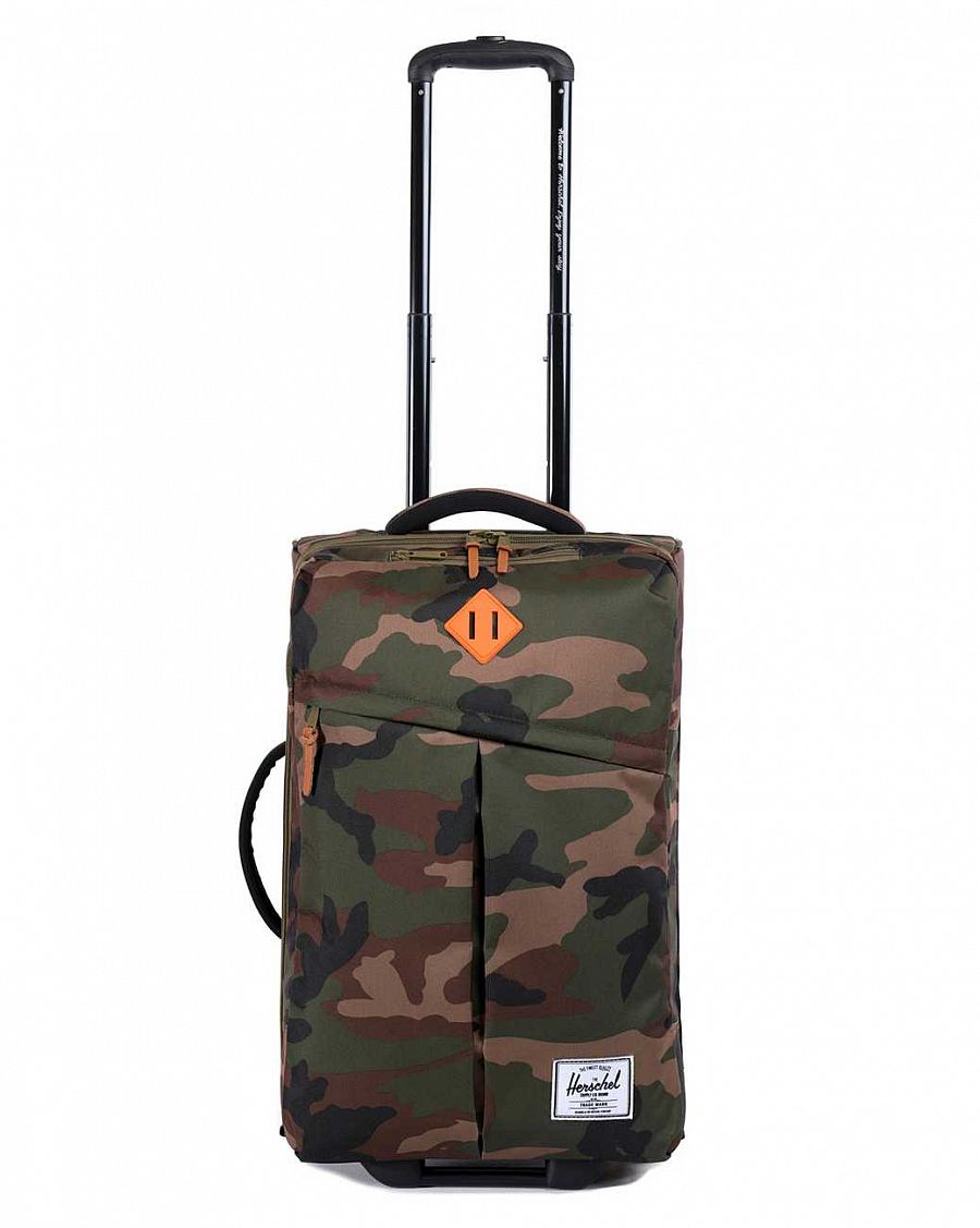 Чемодан Herschel Campaign Woodland Camo Orange Rubber купить с