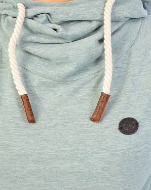 Лонгслив женский с капюшоном Naketano Mandy XI Wiederkauer Grun Лонгслив женский с капюшоном Naketano Mandy XI Wiederkauer Grun