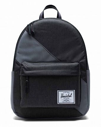 Рюкзак водоотталкивающий для ноутбука 15 дюймов Herschel Classic XL Black Crosshatch Quiet Shade