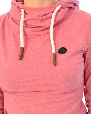 Лонгслив женский с капюшоном Naketano Mandy Foggy Rose Лонгслив женский с капюшоном Naketano Mandy Foggy Rose