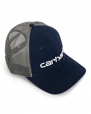 Бейсболка сетка Carhartt Style # 101195 Canvas Mesh-Back Logo Graphic Cap Navy